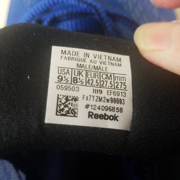 Reebok Floatride Energy Symmetros Dynamic Blue Size 9.5 foam‎ cushion - Picture 13 of 13